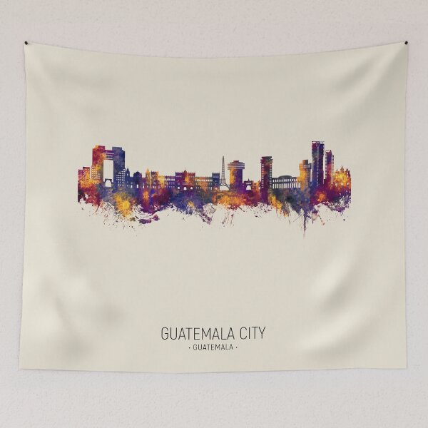 Item preview, Guatemala City Skyline Guatemala designed and sold by ArtPrints.