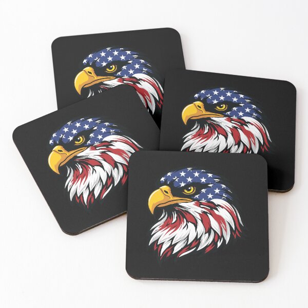 Item preview, American Flag Bald Eagle designed and sold by Marshallamoakohene.