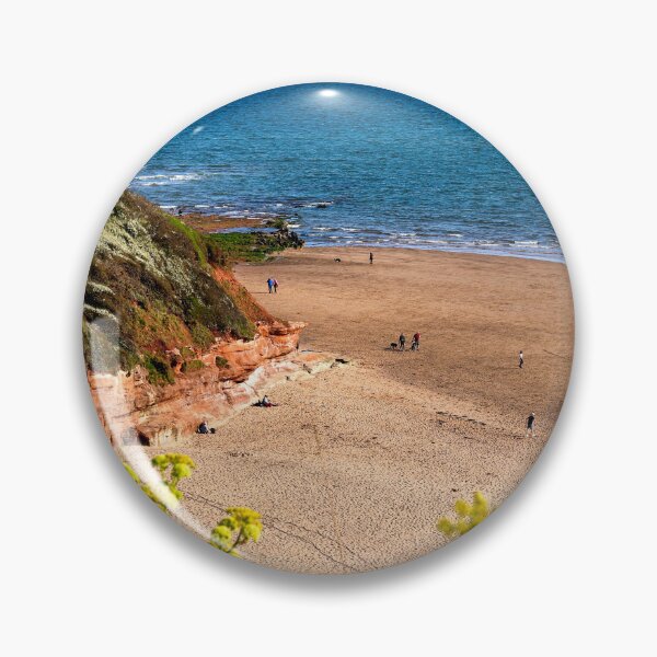 Item preview, Exmouth Beach Near Orcombe Point, Devon – Scenic Coastal Photography, UK Seaside designed and sold by leonwoods.