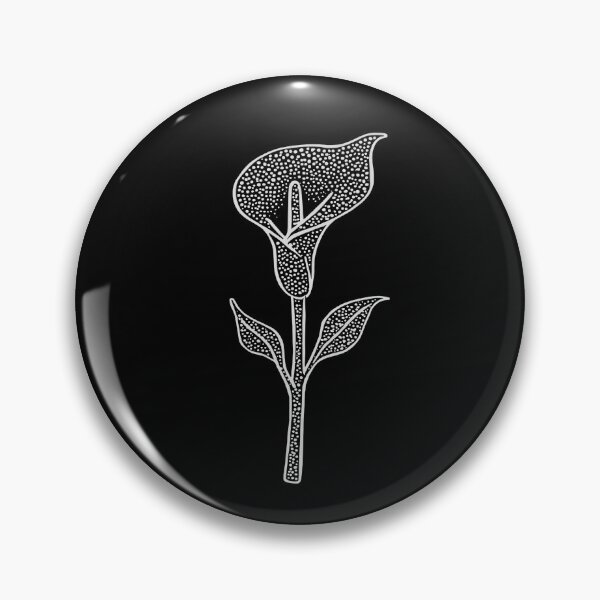 Item preview, Calla Lily Elegant Minimalist Dot Art designed and sold by ConcienciaEco.