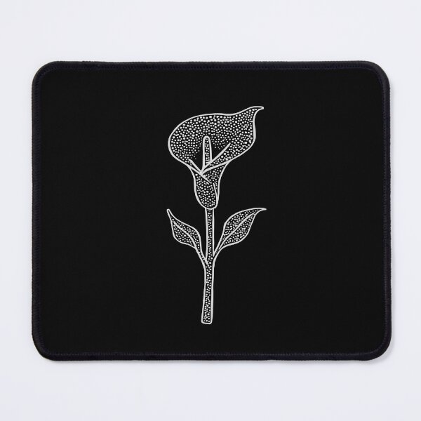 Item preview, Calla Lily Elegant Minimalist Dot Art designed and sold by ConcienciaEco.