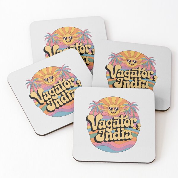 Item preview, Psychedelic Vintage Vagator, India Poster  designed and sold by paulo silveira.
