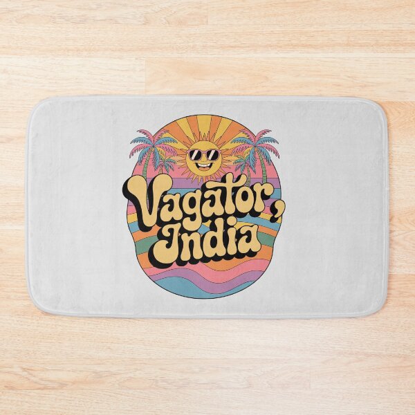 Item preview, Psychedelic Vintage Vagator, India Poster  designed and sold by paulo silveira.