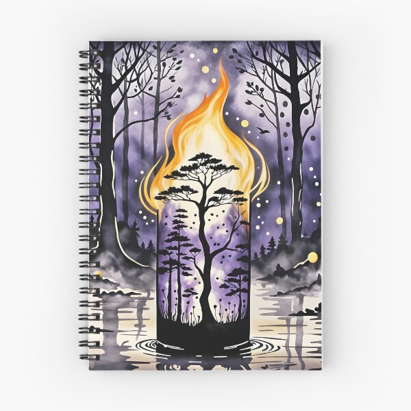 Item preview, Mysterious Candle in a Forest, Ai Generated Art  designed and sold by ACC .