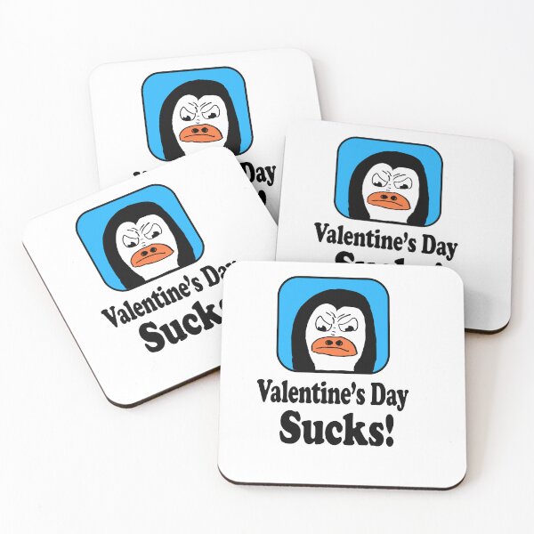 Item preview, Valentine's Day Sucks Penguin designed and sold by Eric-A-Allen.