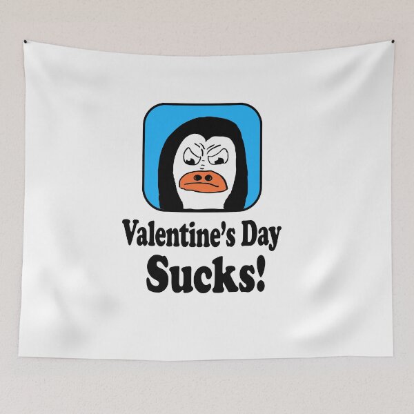 Item preview, Valentine's Day Sucks Penguin designed and sold by Eric-A-Allen.