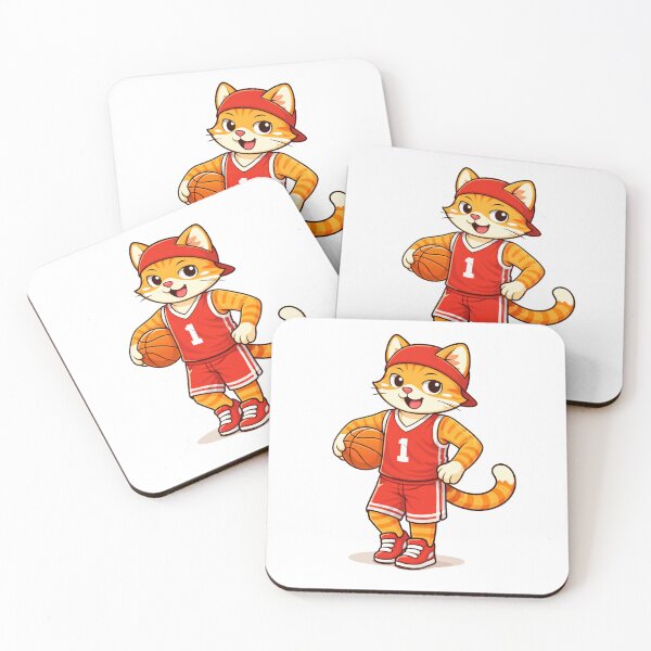 Item preview, Basketball Cat – Chill Sports Character for Kids designed and sold by DesignsByHania.