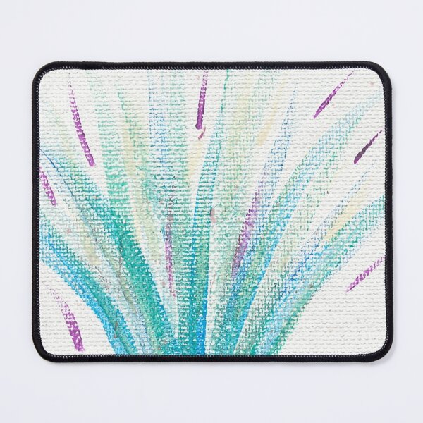 Item preview, Turquoise and Purple Sea Grass Abstract designed and sold by JennyRoseArt.