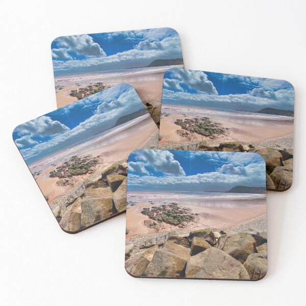 Item preview, Jacob’s Ladder Beach, Sidmouth – Cloudy Sunny Day Coastal Photography, Devon Seaside designed and sold by leonwoods.