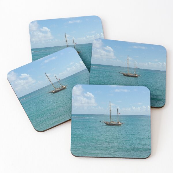 Item preview, Sailboat moored in a bay in Martinique designed and sold by Bompychain.