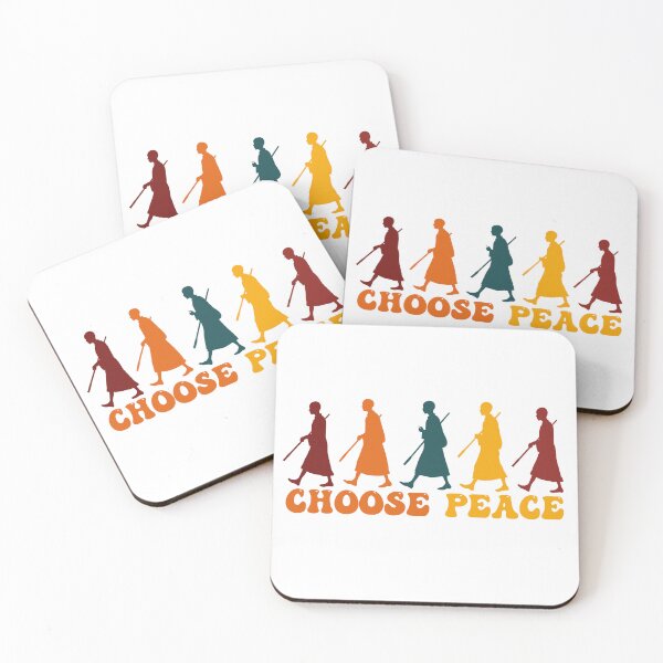 Item preview, Choose Peace Monks designed and sold by dcroffe.