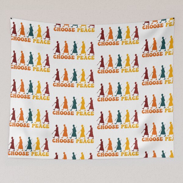 Item preview, Choose Peace Monks designed and sold by dcroffe.