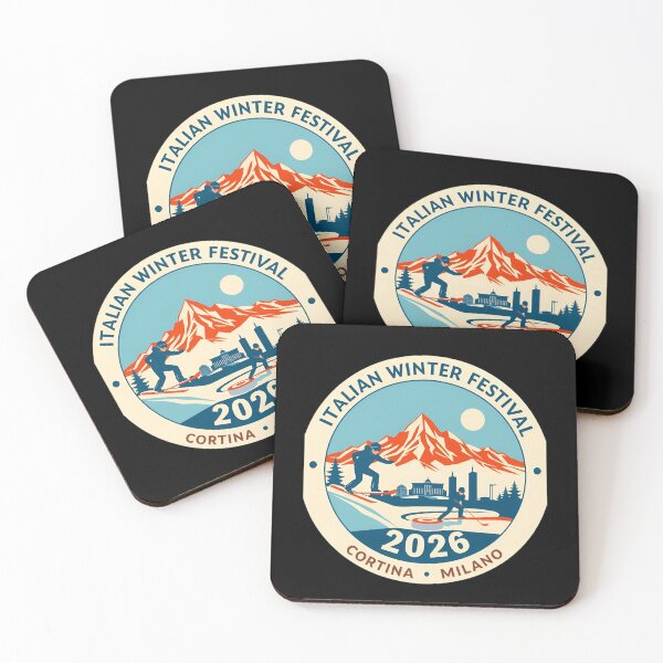 Item preview, Italian Winter Festival Cortina Milano 2026 Winter Olympics  designed and sold by Thread&Fable.