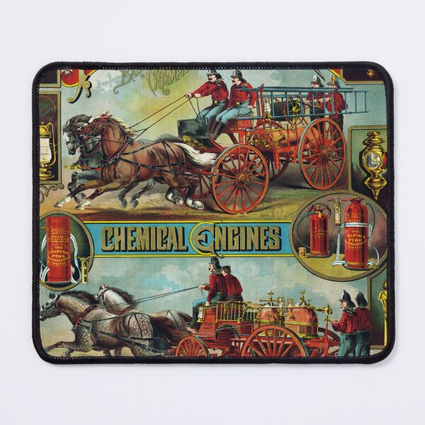 Item preview, Fire Extinguisher Advertising Poster (1880) designed and sold by 19th Century in Color.