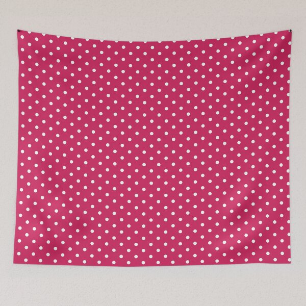 Item preview, Hot pink and white polka dot pattern designed and sold by RishabhArts1.