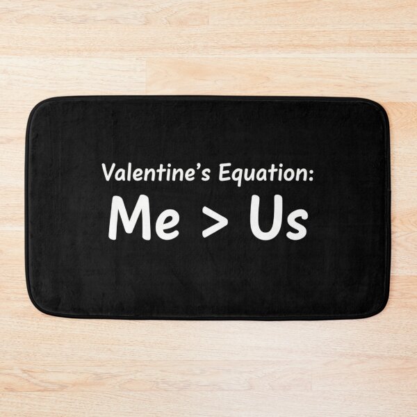 Item preview, Valentines Equation Me Over Us designed and sold by Meryem Mamouni.