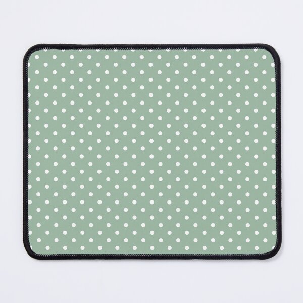 Item preview, Classic mint and white polka dot pattern designed and sold by RishabhArts1.