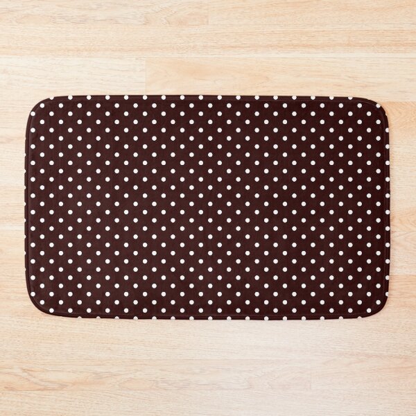 Item preview, Dark brown and white polka dot pattern designed and sold by RishabhArts1.