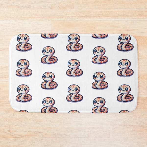 Item preview, Cute Embroidered Snake Patch – Kawaii Stitched Reptile designed and sold by v1per4ever.