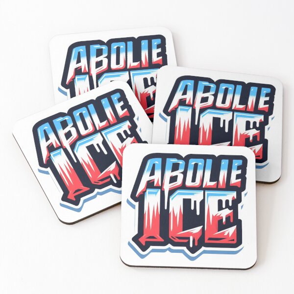 Item preview, Abolish ICE Melting Typography | Anti ICE Immigration Justice Protest Design designed and sold by RedVista.