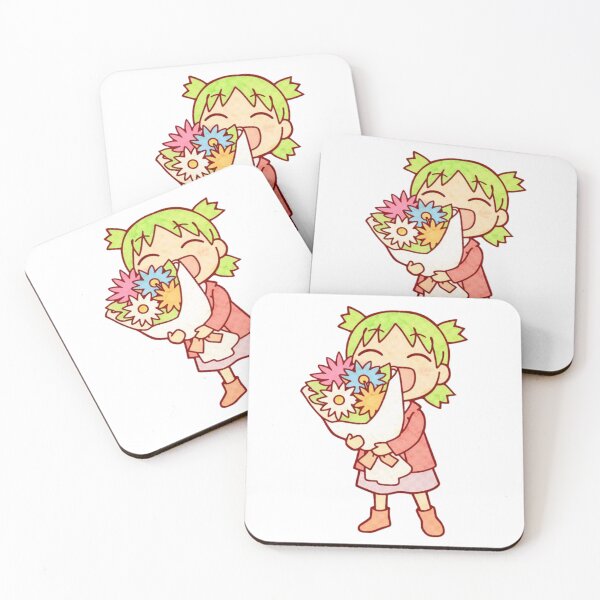 Item preview, Happy Yotsuba with Flowers designed and sold by ayamecr8tion.