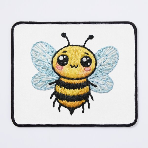 Item preview, Cute Embroidered Bee Patch – Kawaii Stitched Insect designed and sold by v1per4ever.