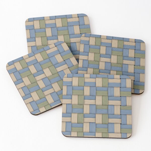 Item preview, Interwoven Fabric Texture Art Pattern designed and sold by Snout & Shout..
