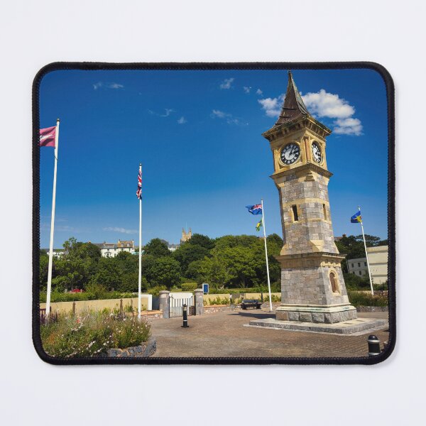 Item preview, Exmouth Clock Tower on the Seafront – Coastal Landmark Photography, Devon UK designed and sold by leonwoods.
