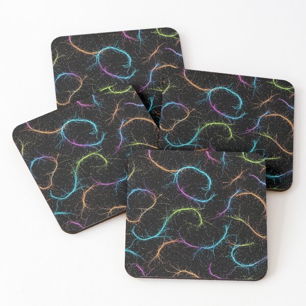 Item preview, Cosmic Neon Loops designed and sold by Kaleidoscope Print.