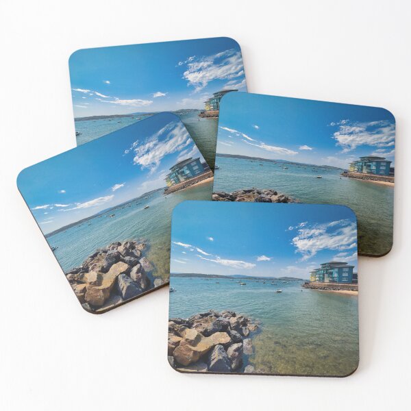 Item preview, Pirates Cove, Exmouth – Coastal Photography Near the Marina, Devon Seaside Landscape designed and sold by leonwoods.