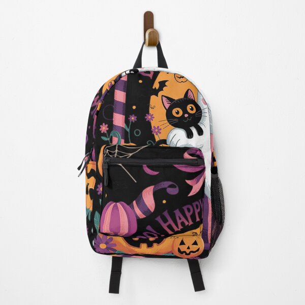 Item preview, Cute Ghost Holding Cat Pumpkin Halloween designed and sold by SyntaxClaw.