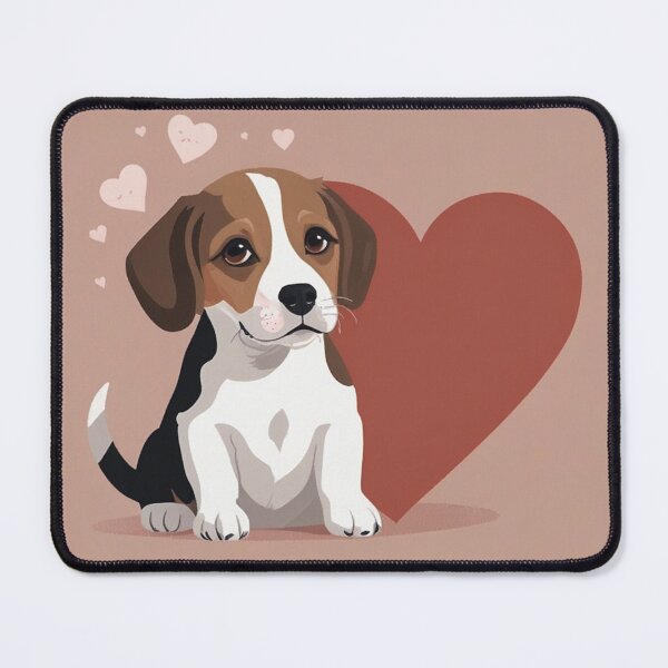 Item preview, Valentine Day Cute Beagle designed and sold by NeatThingLover.