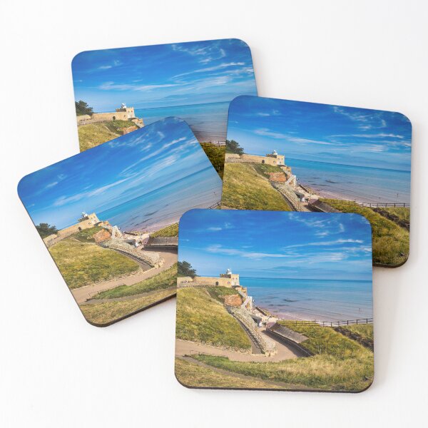 Item preview, Jacob’s Ladder Beach, Sidmouth – Sunny Day Coastal Photography, East Devon Seaside designed and sold by leonwoods.