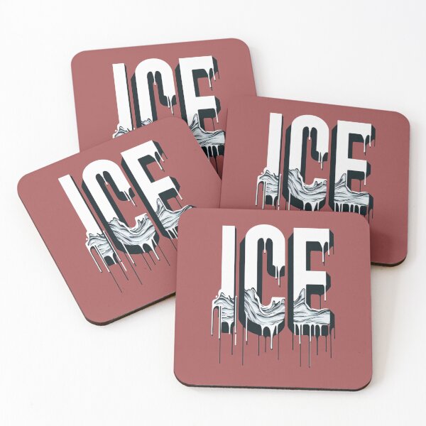 Item preview, Melting ICE Typography Protest Design | Anti ICE Immigration Justice Art designed and sold by RedVista.