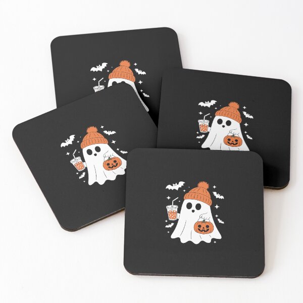 Item preview, cute halloween ghost drink pumpkin designed and sold by SyntaxClaw.