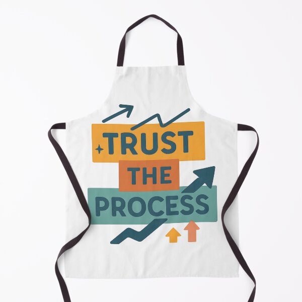 Item preview, Motivational Trust the Process Quote with Arrows. designed and sold by The-T-In-Retro.