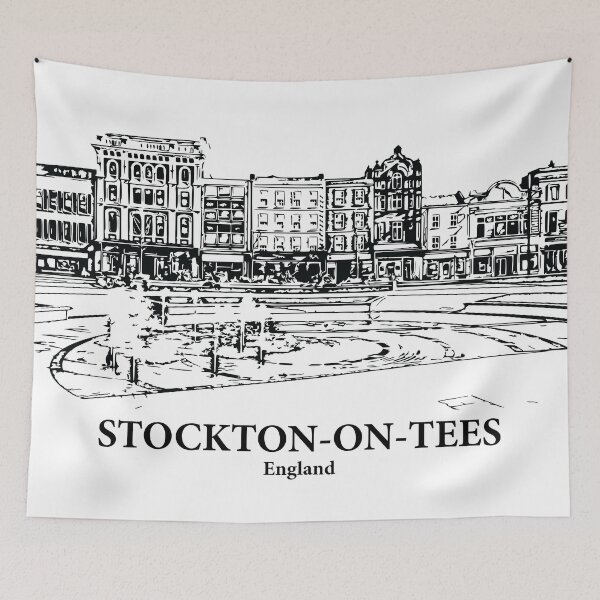 Item preview, Stockton-on-Tees – England designed and sold by Lakeric Cityscapes.