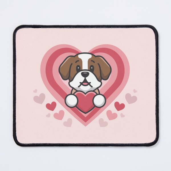 Item preview, Valentine Animal St Bernard designed and sold by NeatThingLover.
