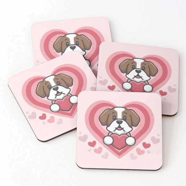 Item preview, Valentine Animal St Bernard designed and sold by NeatThingLover.