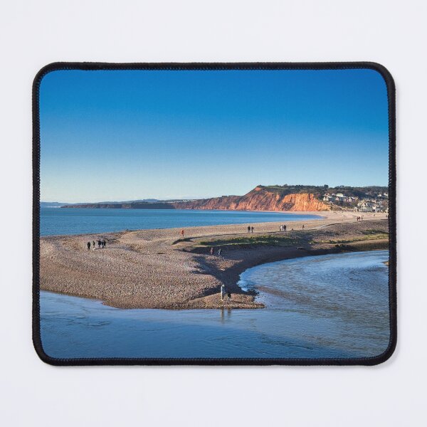 Item preview, Budleigh Salterton Pebbled Beach – Coastal Photography, Devon Seaside Landscape, UK designed and sold by leonwoods.