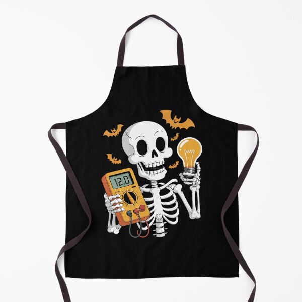 Item preview, Electrician Job Horror Skeleton Halloween Team Costume designed and sold by DigitaldeligArt.