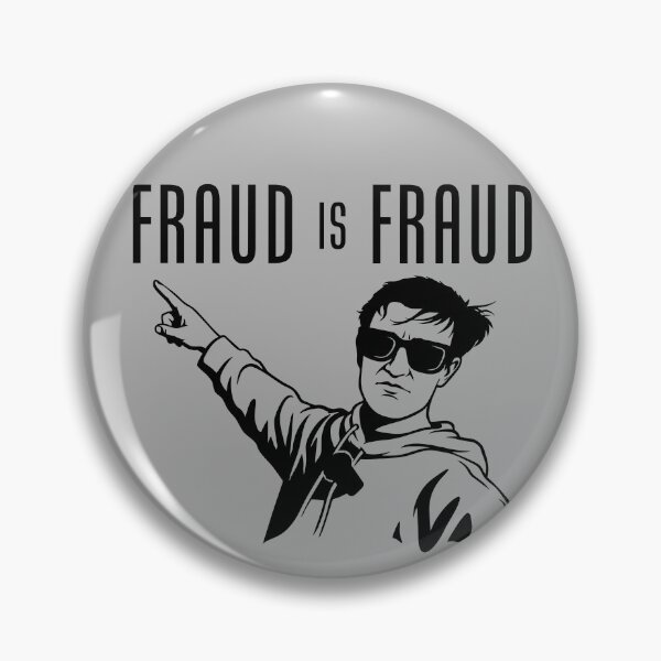 Item preview, Fraud is Fraud - Nick Shirley Silhouette designed and sold by Josh Meyer Designs.
