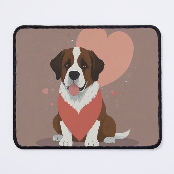 Item preview, Aesthetic Valentine St Bernard designed and sold by NeatThingLover.