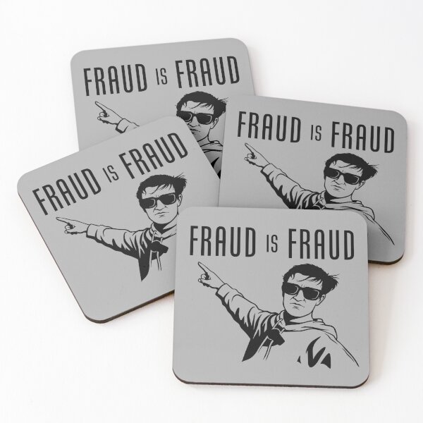 Item preview, Fraud is Fraud - Nick Shirley Silhouette designed and sold by Josh Meyer Designs.