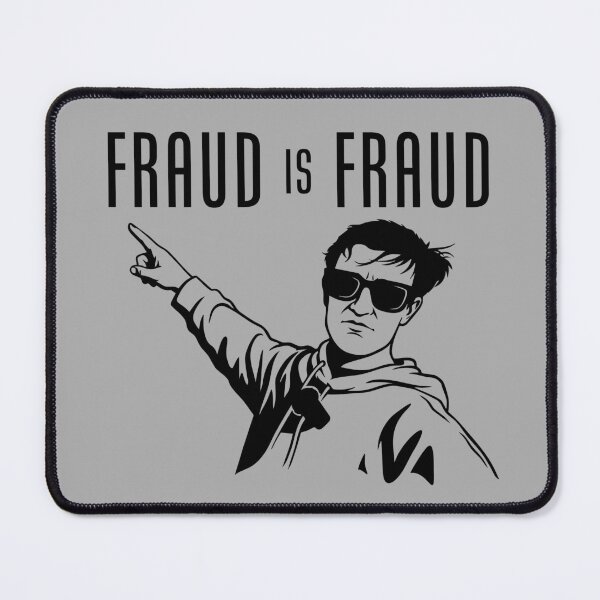 Item preview, Fraud is Fraud - Nick Shirley Silhouette designed and sold by Josh Meyer Designs.