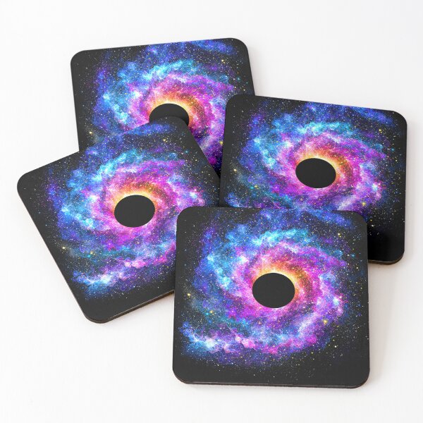 Item preview, Cosmic Nebula Black Hole – Colorful Galaxy Spiral Space Art designed and sold by ULTIMATE CREATIONS.