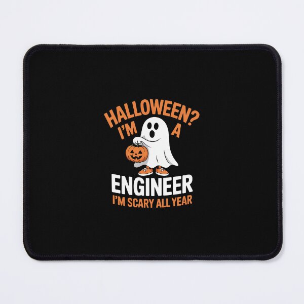 Item preview, Engineer I'm Scary All Year Halloween Engineering Spooky designed and sold by SyntaxClaw.