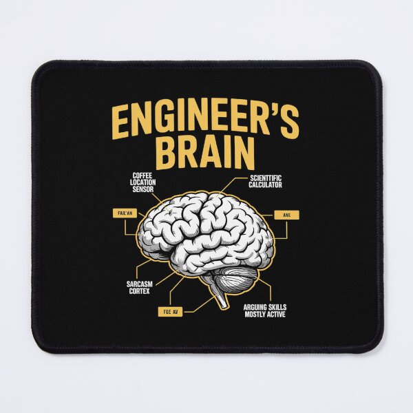 Item preview, Engineer's Brain - Sarcastic Engineering  designed and sold by DigitaldeligArt.