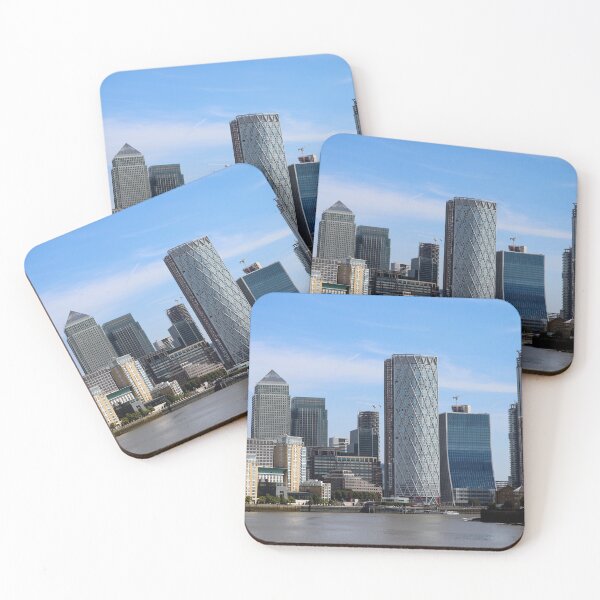 Item preview, London Financial District Buildings – Cityscape Photography, Modern Architecture UK designed and sold by leonwoods.
