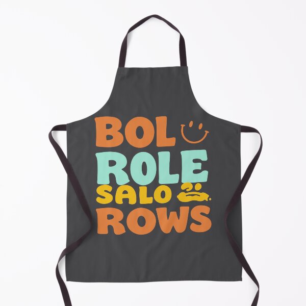 Item preview, BOL ROLE SALO ROWS Colorful Wordplay Typography T-Shirt designed and sold by Design-Pro-21.